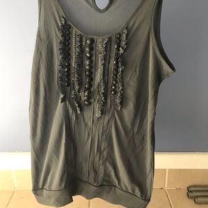 The limited sheer tank top